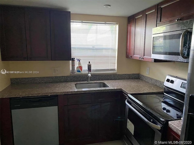 kitchen featuring sink and stainless steel appliances