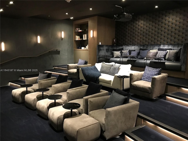 view of home theater