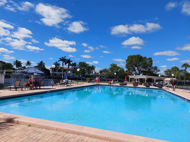 view of swimming pool