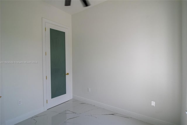 view of tiled empty room