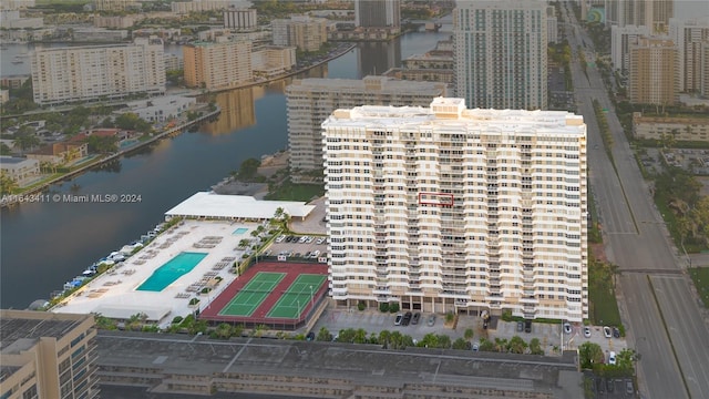 1985 S Ocean Dr Unit 15G, Hallandale Beach, FL 33009 - aerial view with a water view