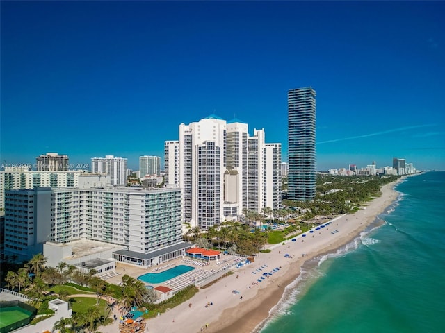 city view with a view of the beach and a water view