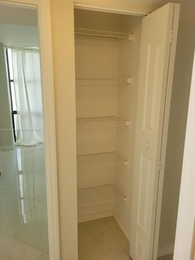 view of closet