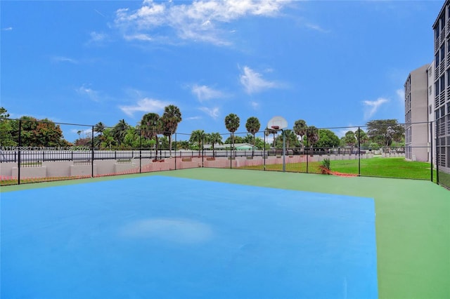 view of sport court