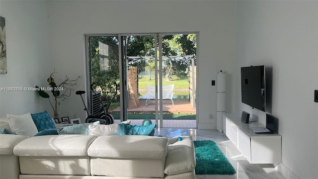 view of living room