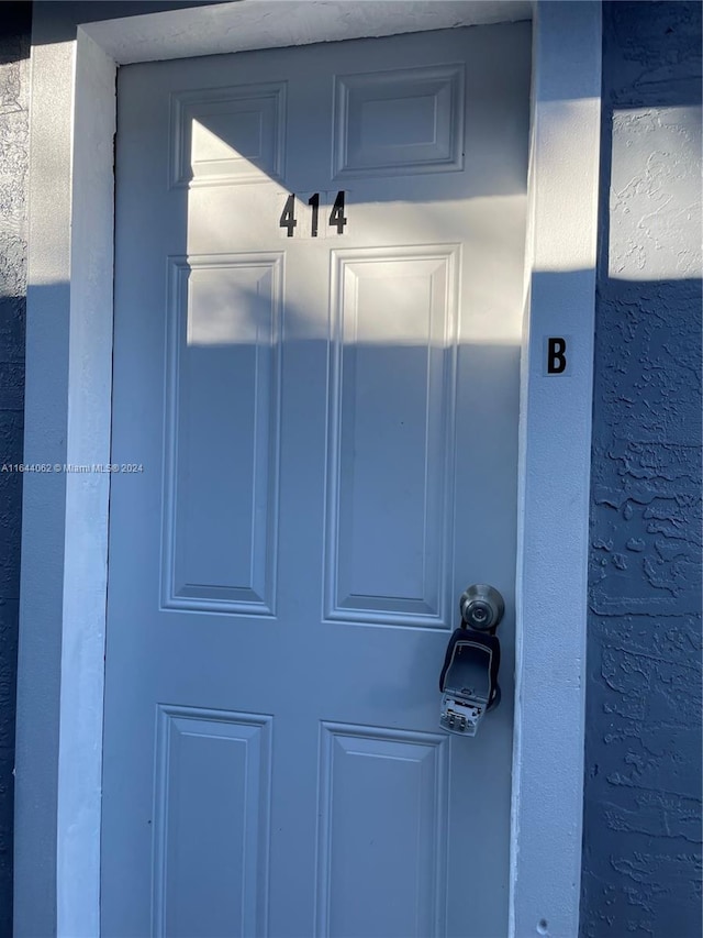 view of entrance to property