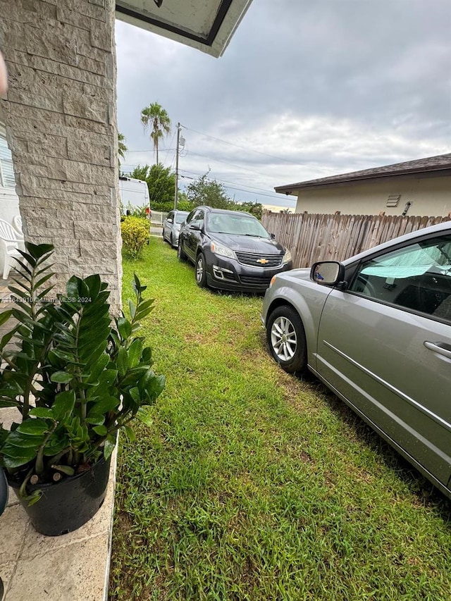 view of yard