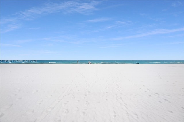 property view of water with a view of the beach