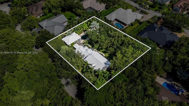 bird's eye view featuring a residential view