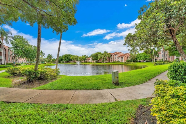 property view of water