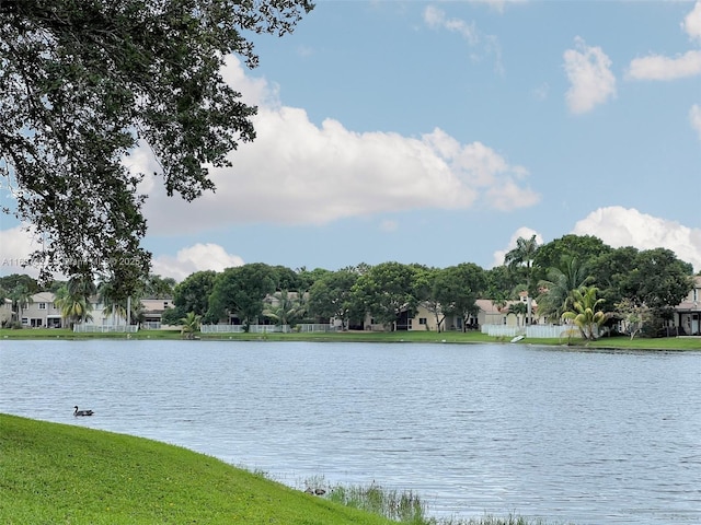 property view of water