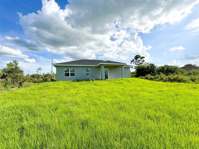 view of back of property