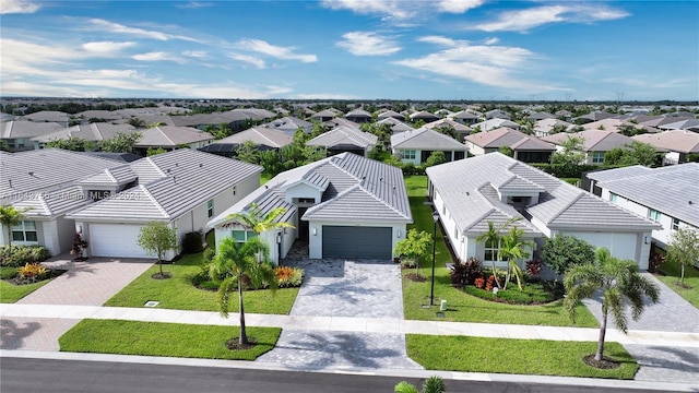 drone / aerial view featuring a residential view