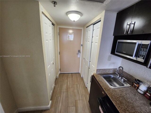 bedroom with light wood-type flooring