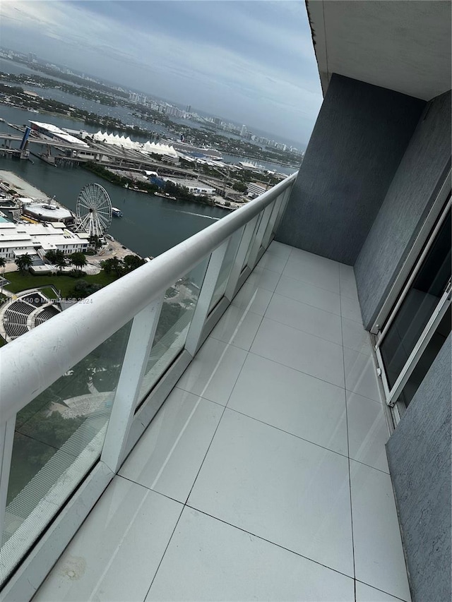 50 Biscayne Blvd Unit 5001, Miami, FL 33132 - balcony featuring a water view and view of marina