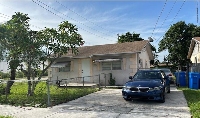 view of bungalow-style home