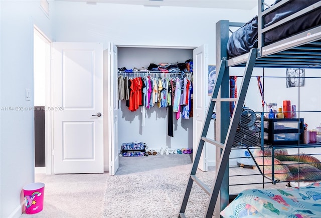 bedroom featuring a closet