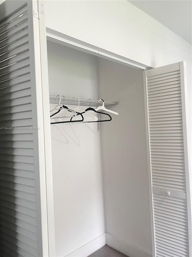 view of closet