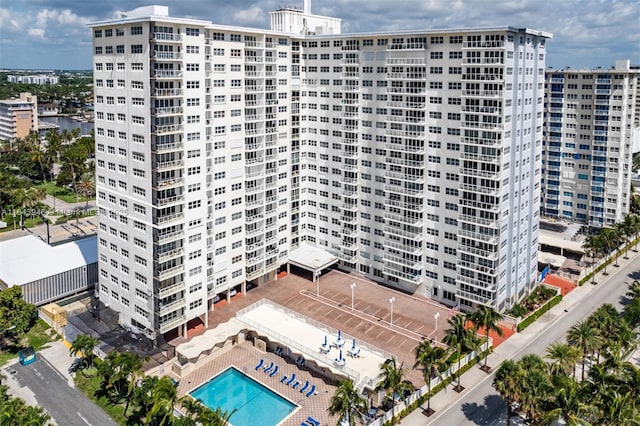 view of property featuring a view of city