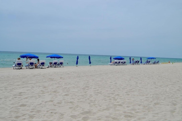 water view featuring a view of the beach