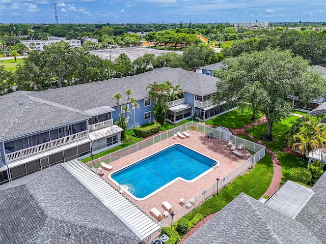 view of pool