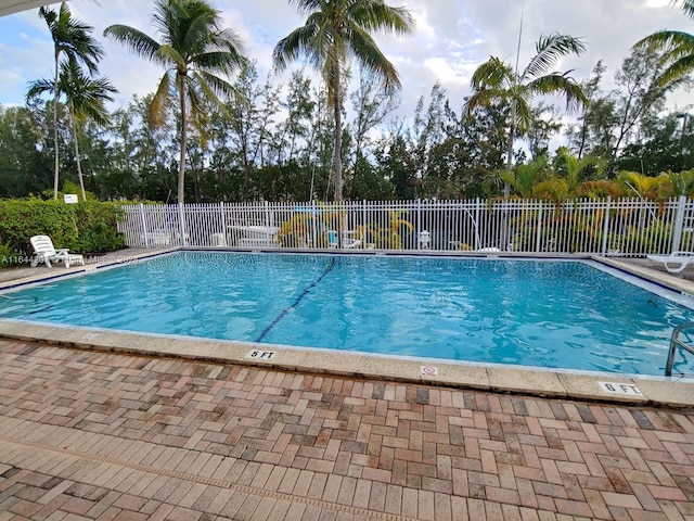 view of pool