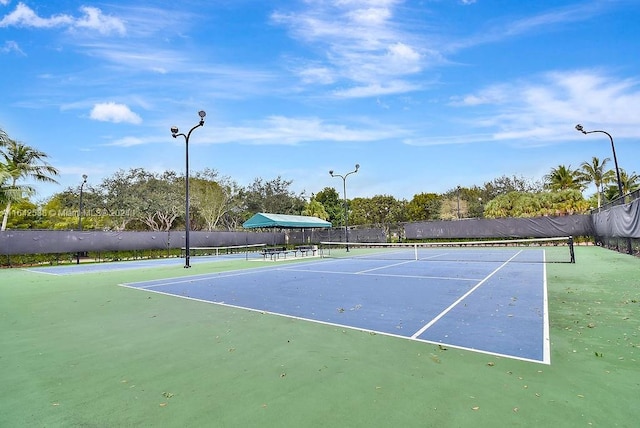 view of sport court