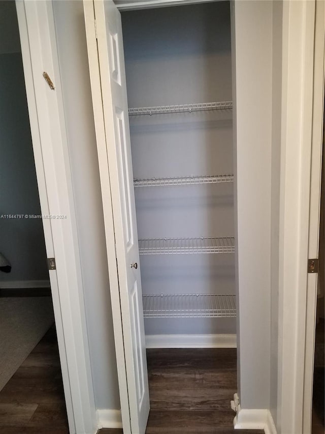 view of closet