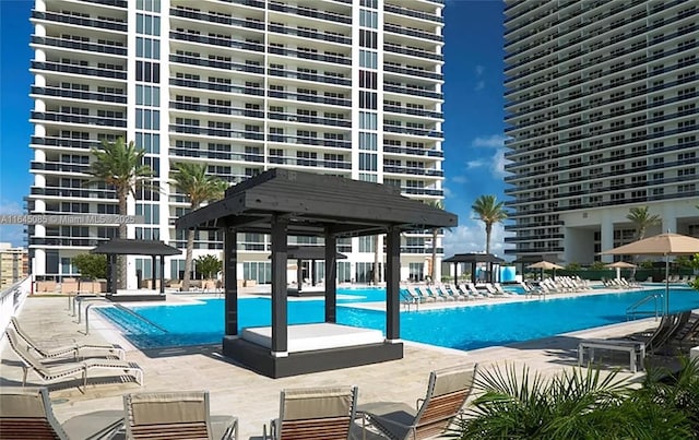 1850 S Ocean Dr Unit 3809, Hallandale Beach, FL 33009 - community pool with a patio
