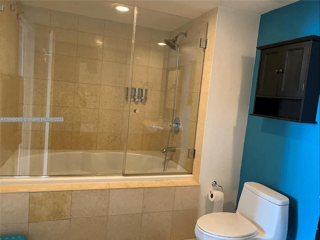 1850 S Ocean Dr Unit 3809, Hallandale Beach, FL 33009 - full bathroom featuring toilet and tiled shower / bath combo
