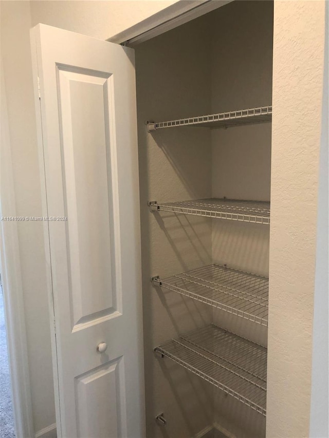 view of closet