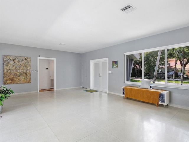 view of unfurnished living room