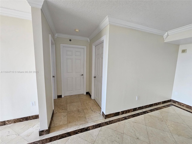 1650 Coral Way Unit 601, Miami, FL 33145 - corridor with ornamental molding and baseboards
