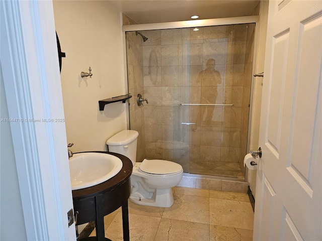 1650 Coral Way Unit 601, Miami, FL 33145 - bathroom with a stall shower and recessed lighting