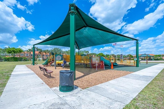 view of community playground