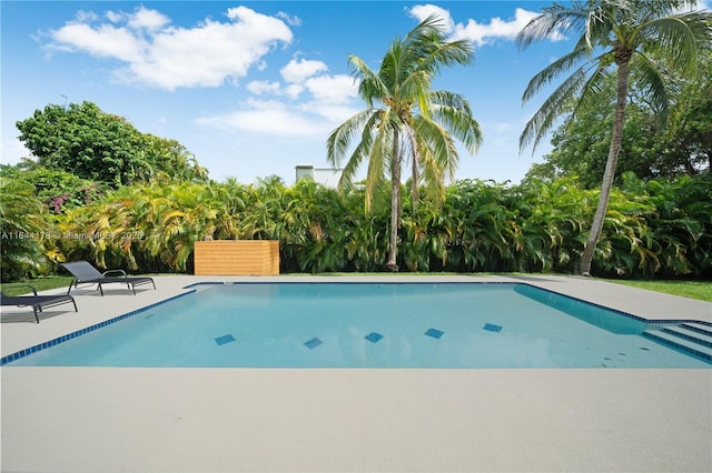 pool featuring a patio