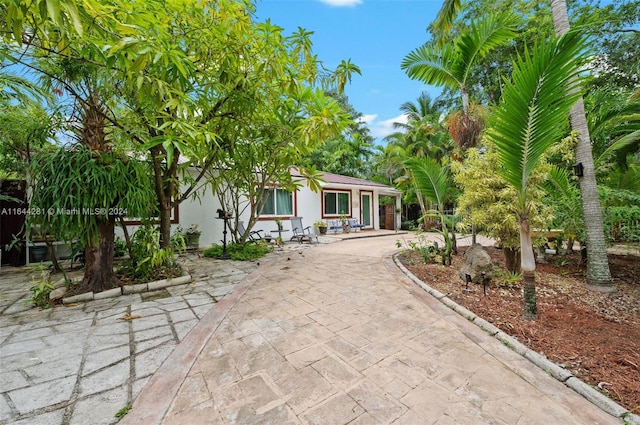 exterior space with a patio