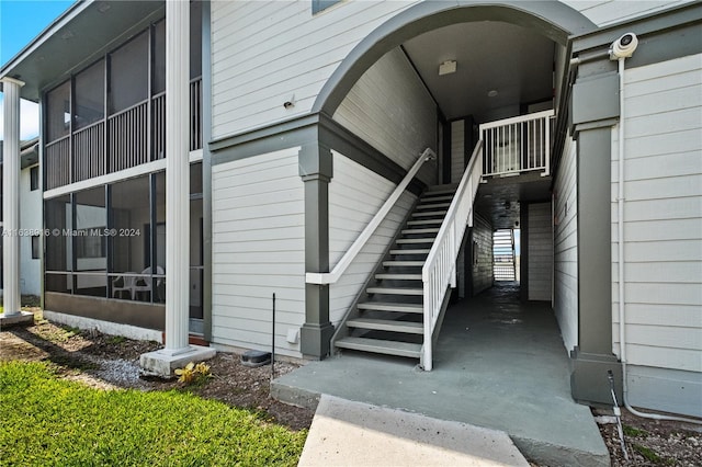 view of entrance to property