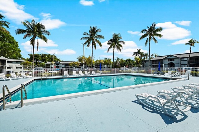 view of pool