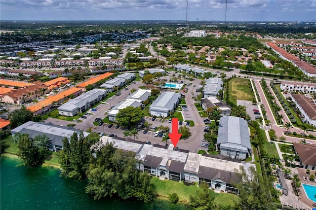 468 NE 206th Ln Unit 105, Miami, FL 33179 - aerial view with a water view