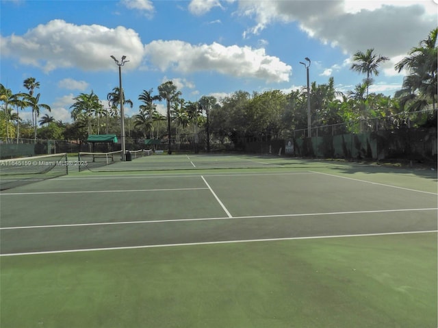 view of sport court