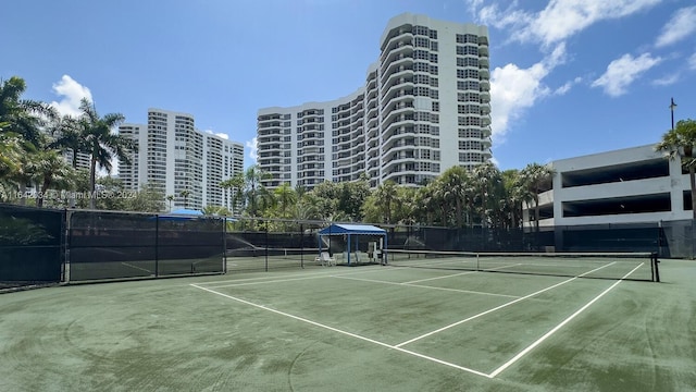 view of sport court