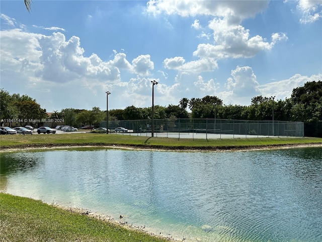 view of water feature