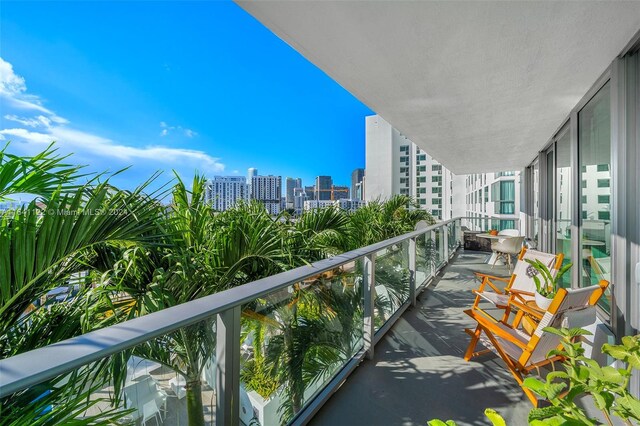 1600 SW 1st Ave Unit 614, Miami, FL 33129 - balcony featuring a view of city