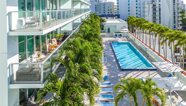 view of swimming pool