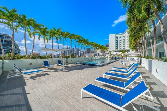 1600 SW 1st Ave Unit 614, Miami, FL 33129 - community pool with a view of city