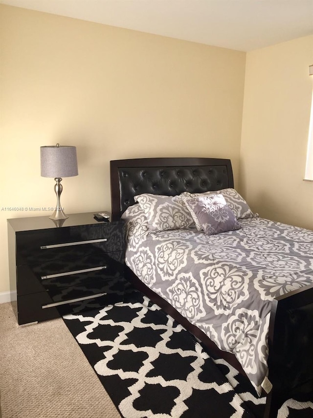 bedroom featuring carpet floors