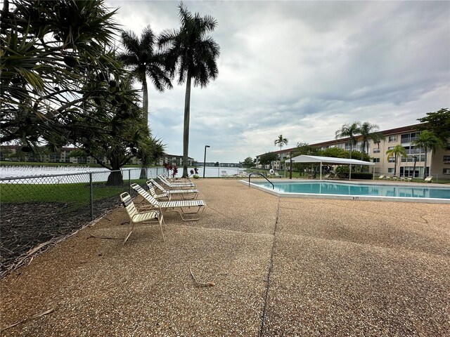 view of pool