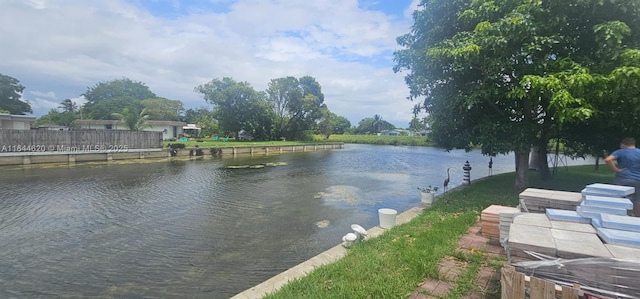 property view of water