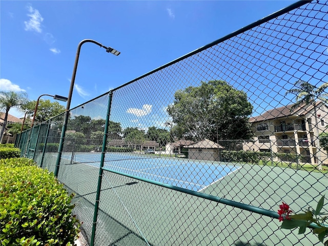 view of sport court